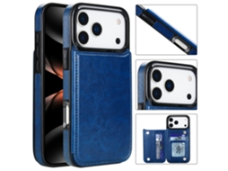 Capa Executiva Em Couro Com Função Flip Para Iphone 17/iphone 17 Pro/