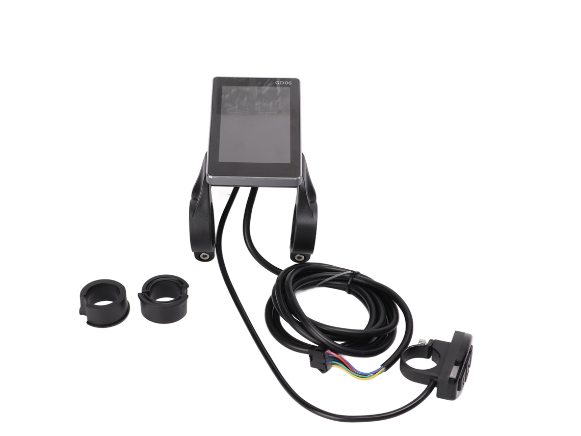 Lurelia Ciclocomputador De Bicicleta Elétrico Gd06 Com Visor Lcd, Velocímetro De 36 V/48 V E Led Para Modificação E Reparo