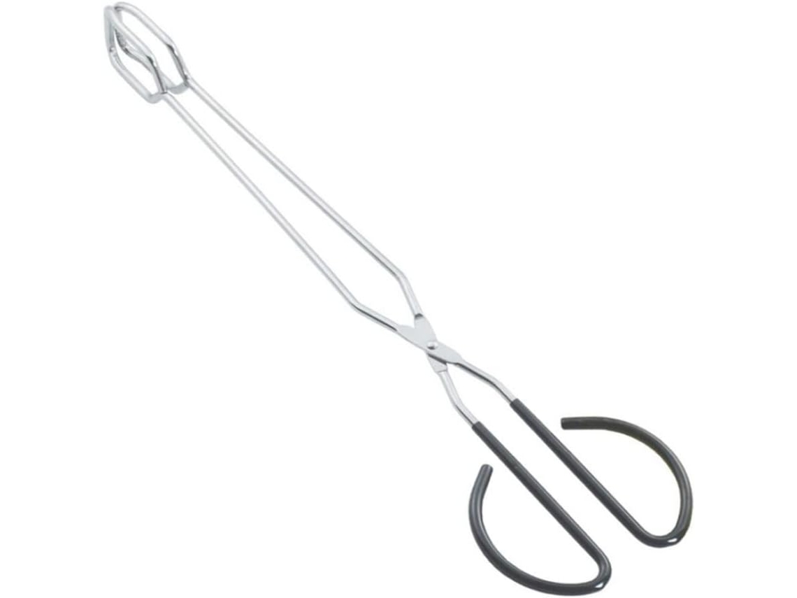 Pinça De Aço Inoxidável 40cm Para Churrasco, Ideal Para Grelhar E Cozinhar Em Piqueniques Churrascos