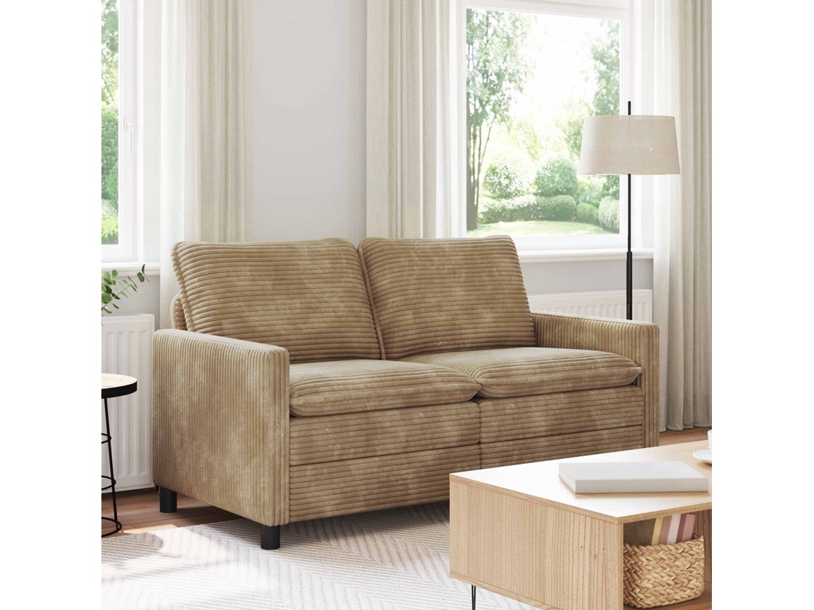 Vidaxl Sofá Cinzento-acastanhado 156 X 81 X 87,5 Cm Poliéster