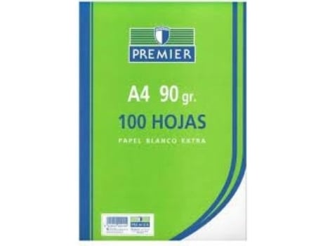 Livro Recambio A4 100h 4 Taladros 90g Milimetrado C/m Premier De Desconocido (espanhol)