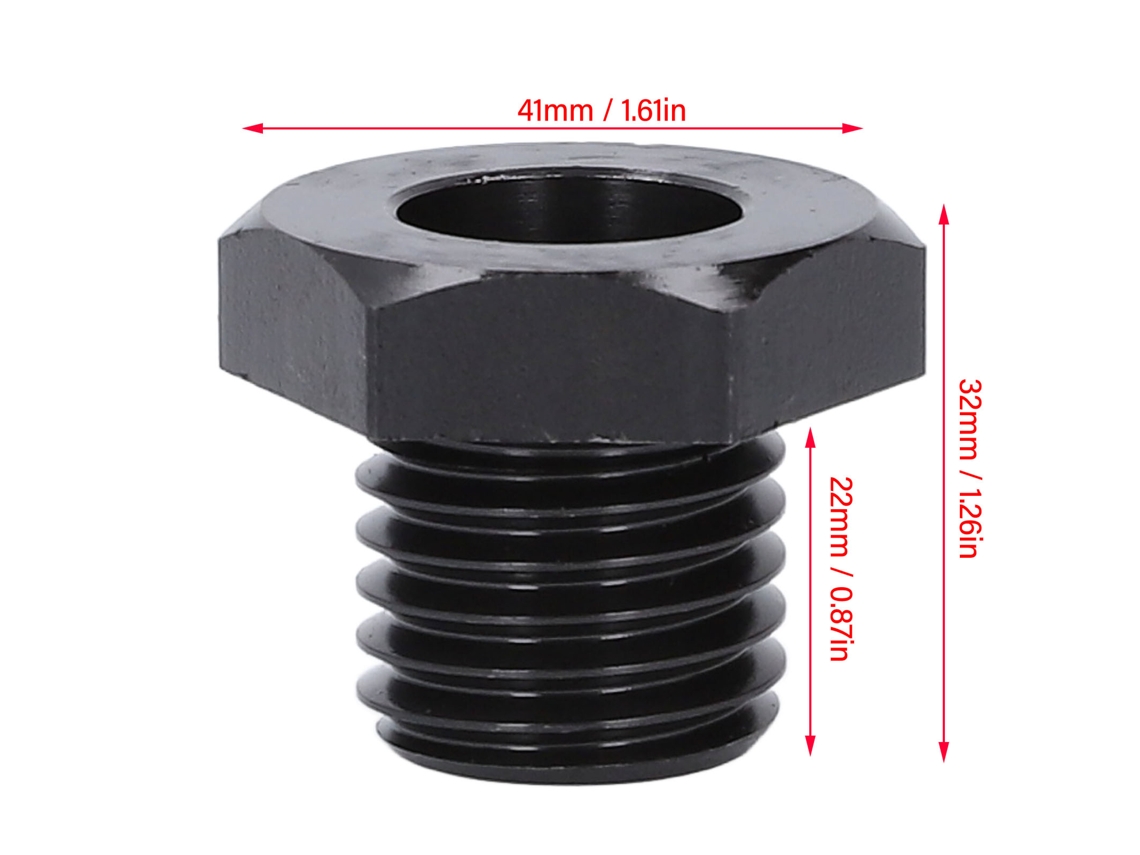 Laxiscreed Adaptador Para Taurus De Torneado Em Madeira, Converte 3/4" X 16 Tpi Para 1" X 8 Tpi