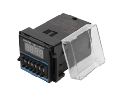 Relé De Tempo Ajustável Profissional Ats48a-s Ciclo Controle Componentes Dc24v
