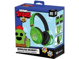 Auscultadores Gaming BRAWL STARS  Green Skull (Multiplataforma)