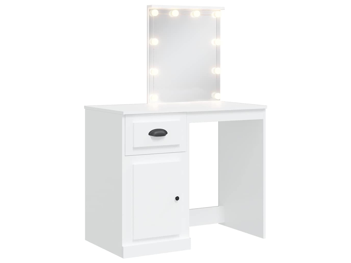 Toucador com Luzes Led 90x42x132,5 Cm Branco MAISON EXCLUSIVE