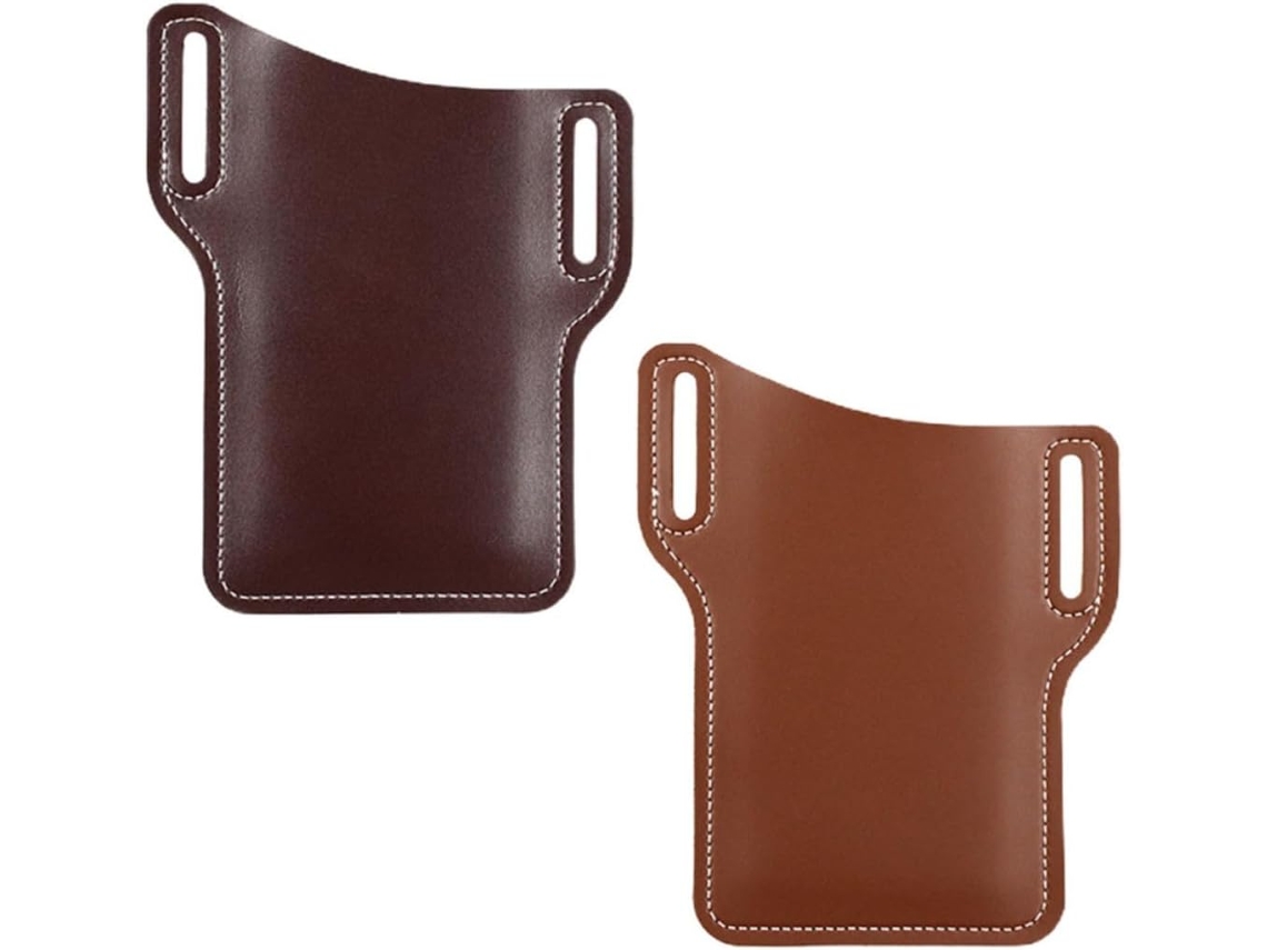 Capa De Cinto Em Couro Pu Para Celular, 2 Unidades, Cor Aleatória