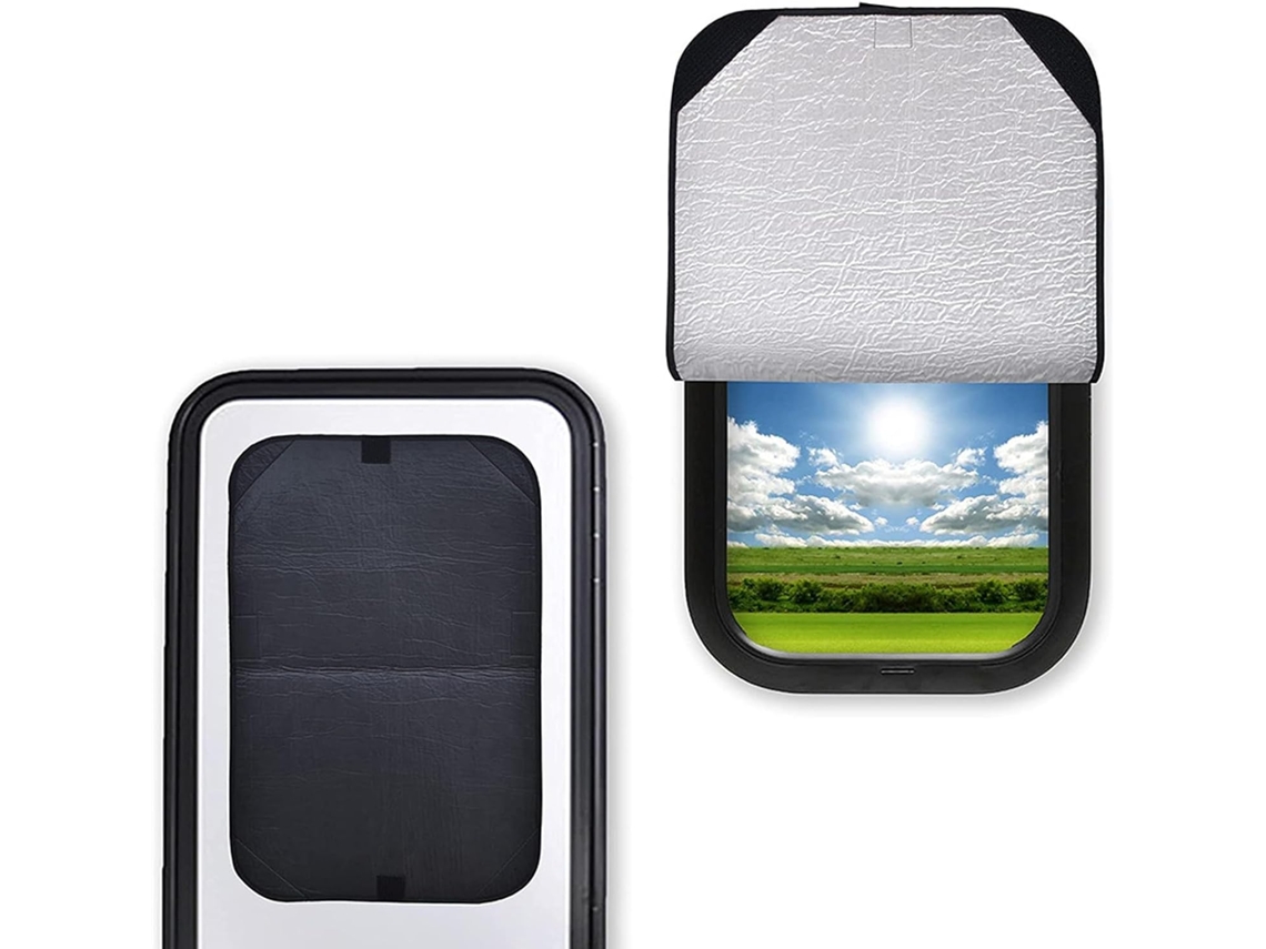 Cortinas para autocaravana com proteção UV, portáteis e resistentes ao vento.