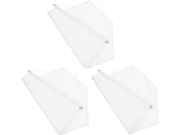 Bandeira De Lona Com 3 Flâmulas, Costura Fina, Estandarte Durável