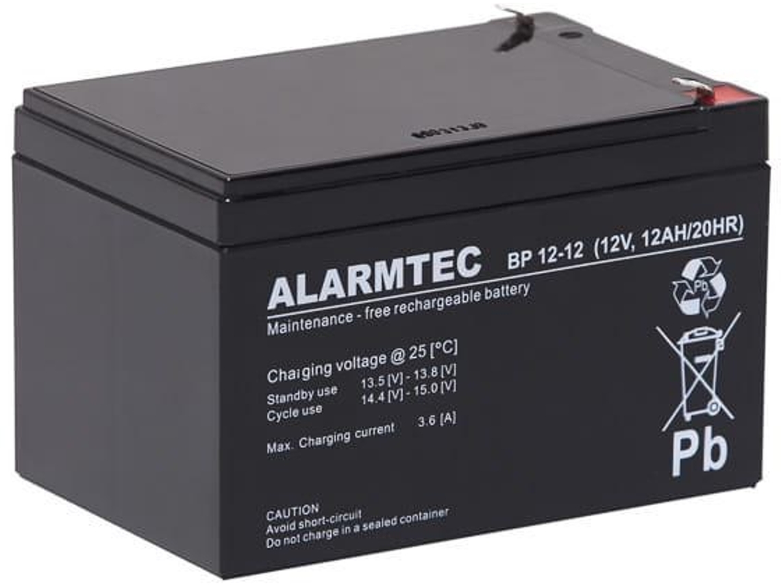 Agm Battery Alarmtec Bp Series 12v 12ah