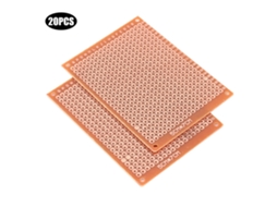 Hkj 20 Peças de Placa de Circuito Universal de Plástico 5cmx7cm Acessórios para Experimentos Estudantis