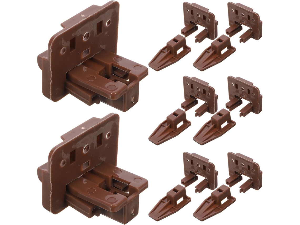 Conjunto De 10 Batentes Para Corrediças Gaveta Em Abs, Com Instalação Fácil E Confiável