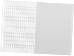 200 Sacos De Papel Transparentes Para Folhas Soltas, Compatíveis Com Pastas, Ideais Para Organização Gokoco