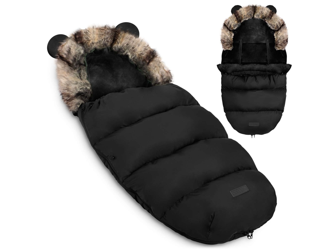 Saco De Dormir Elmi Ricokids Para Cochecito E Trineo - Preto, Confortável E Prático