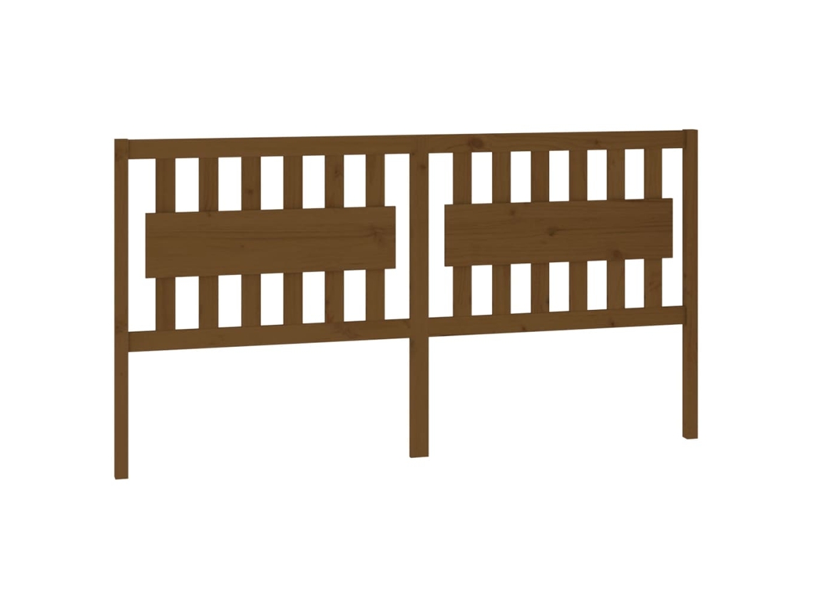 Bed Headboard, Bed Headboards Vidaxl Marrom Madeira De Pinho (185.5 X 100 Cm)