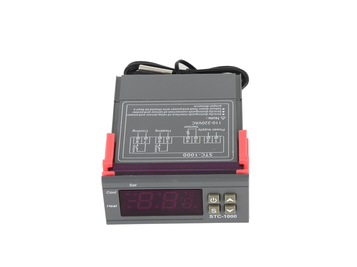 Controlador Digital de Temperatura Termostato Elétrico Sensor 110 220v