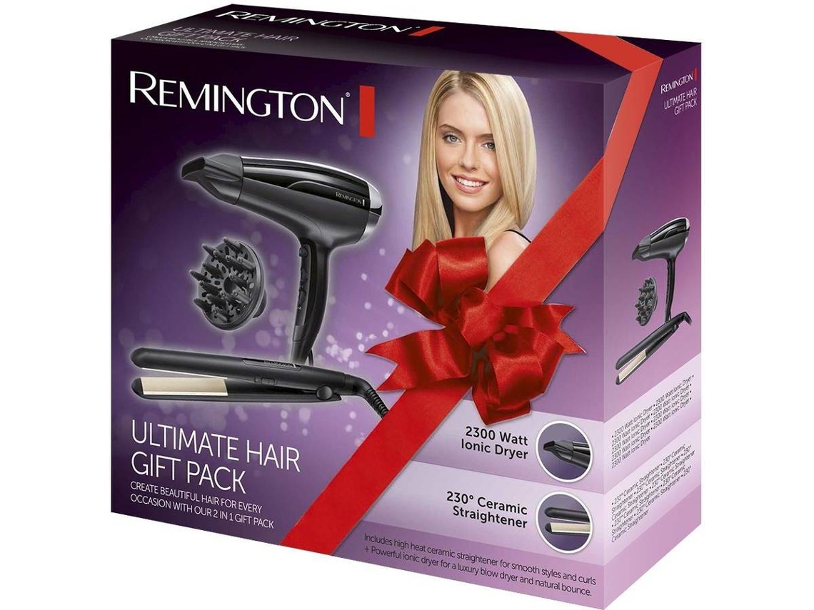 Secador + Alisador REMINGTON D5215+S1510 | Worten.pt