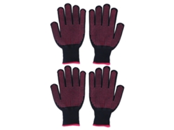 Primerox Luvas Resistentes ao Corte para Cozinha Jardim Carpinteiro Proteção Hppe 2 Pares Rosa 25cm