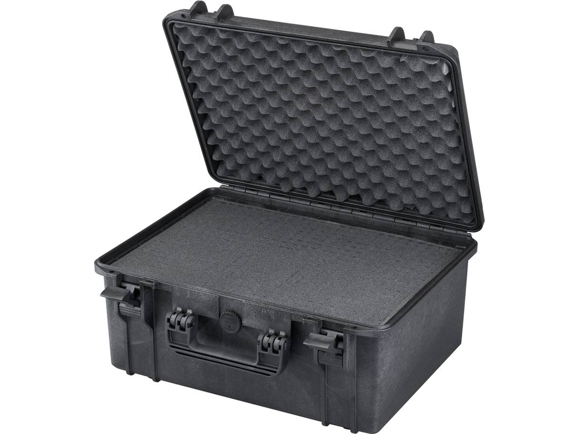 Mala Rígida MAX MAX465 com Espuma Preto