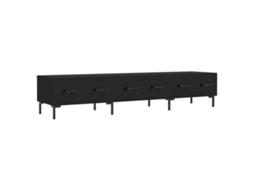 Móvel de Tv 80x36x50 Cm Derivados de Madeira Preto MAISON EXCLUSIVE