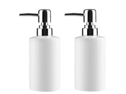 2026 dispensador de Jabón Recargable para Cocina Baño (branco, 2 Peças)