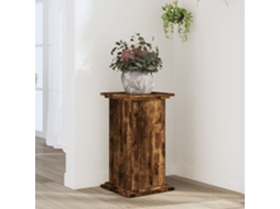 Vidaxl Suporte P/plantas 33x33x60 Cm Derivados Madeira Carvalho Fumado