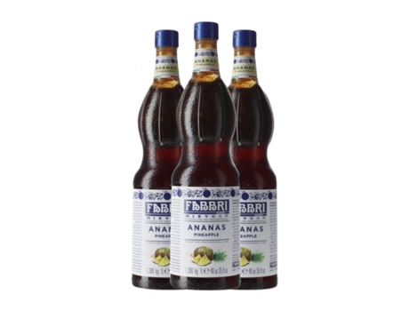 Schnapp FABBRI Sirope Piña Sem Álcool (1 L - 3 Unidades)
