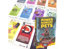 "power Greedy Pets" É Um Jogo De Cartas De Estratégia Perfeito Para Encontros Familiares.