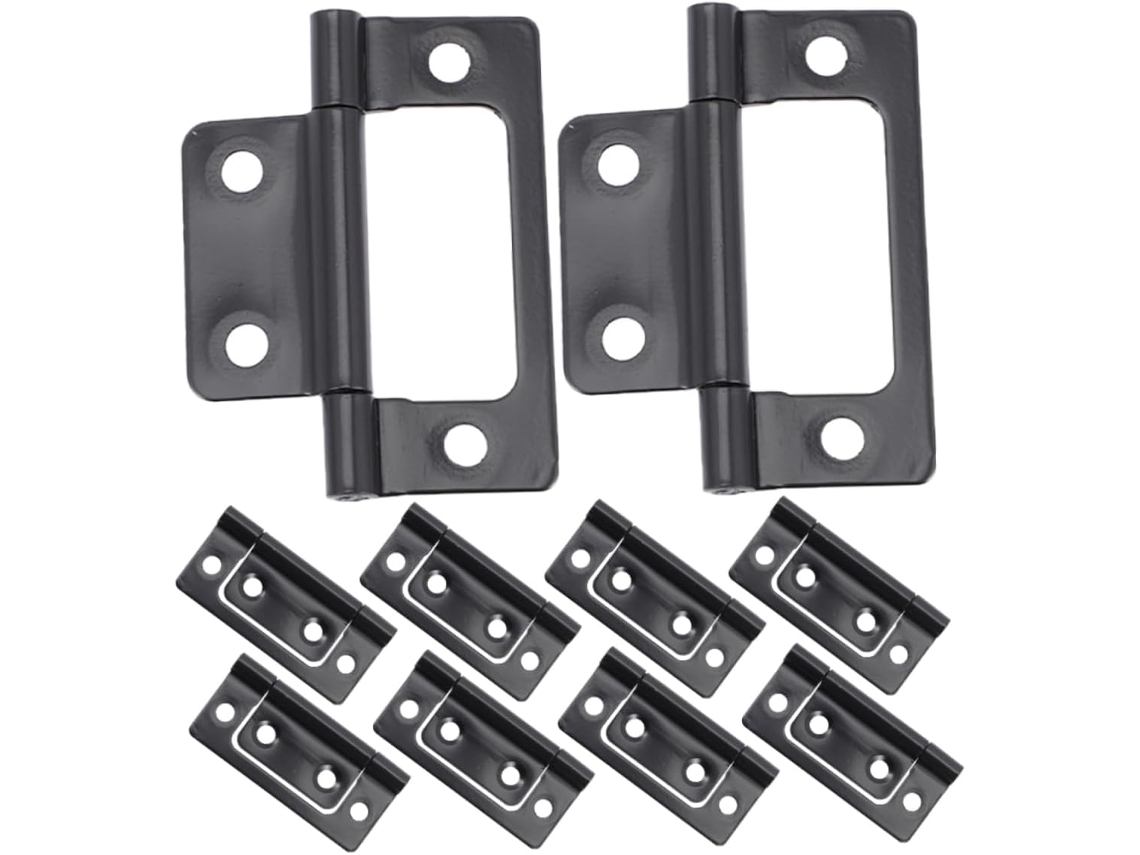 De Ferro Preto Para Portas E Com Fechamento Automático (10 Unidades).