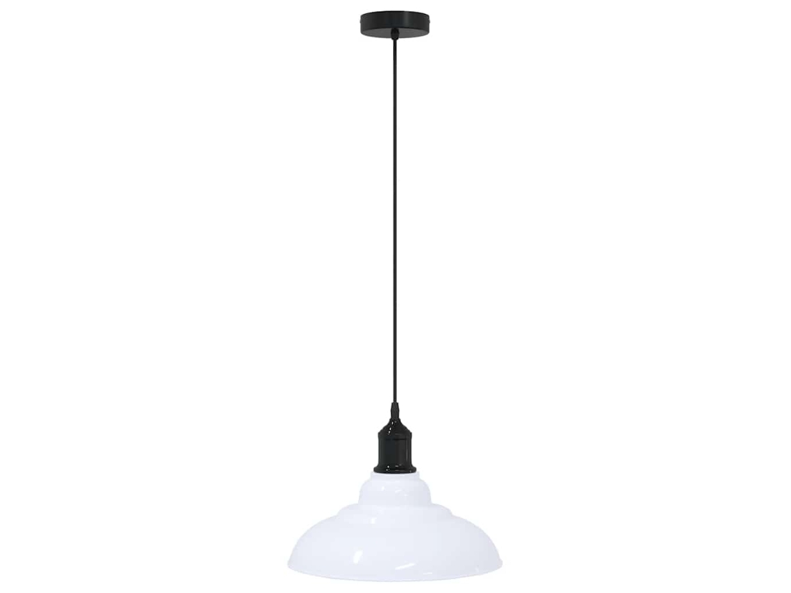 Pendant Lamp, Pendant Lamps Vidaxl Branco Metal (n/a)