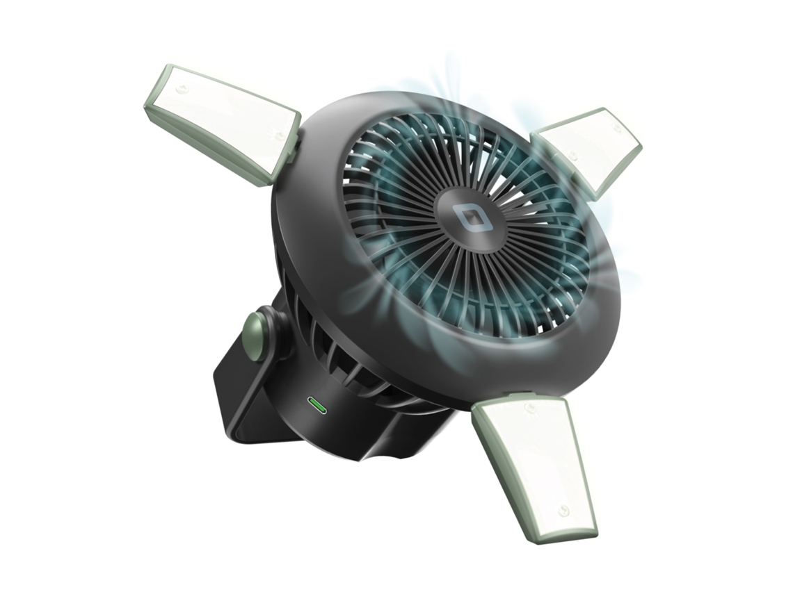 Ventilador com Powerbank SBS (4000 mAh - Carregamento Solar)