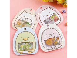 Pacote Com 4 Pacotes De 50 Adesivos Fofos E Kawaii De Pvc Com Tema De Gato E Urso Para Decoração De Diários. Aquaforge