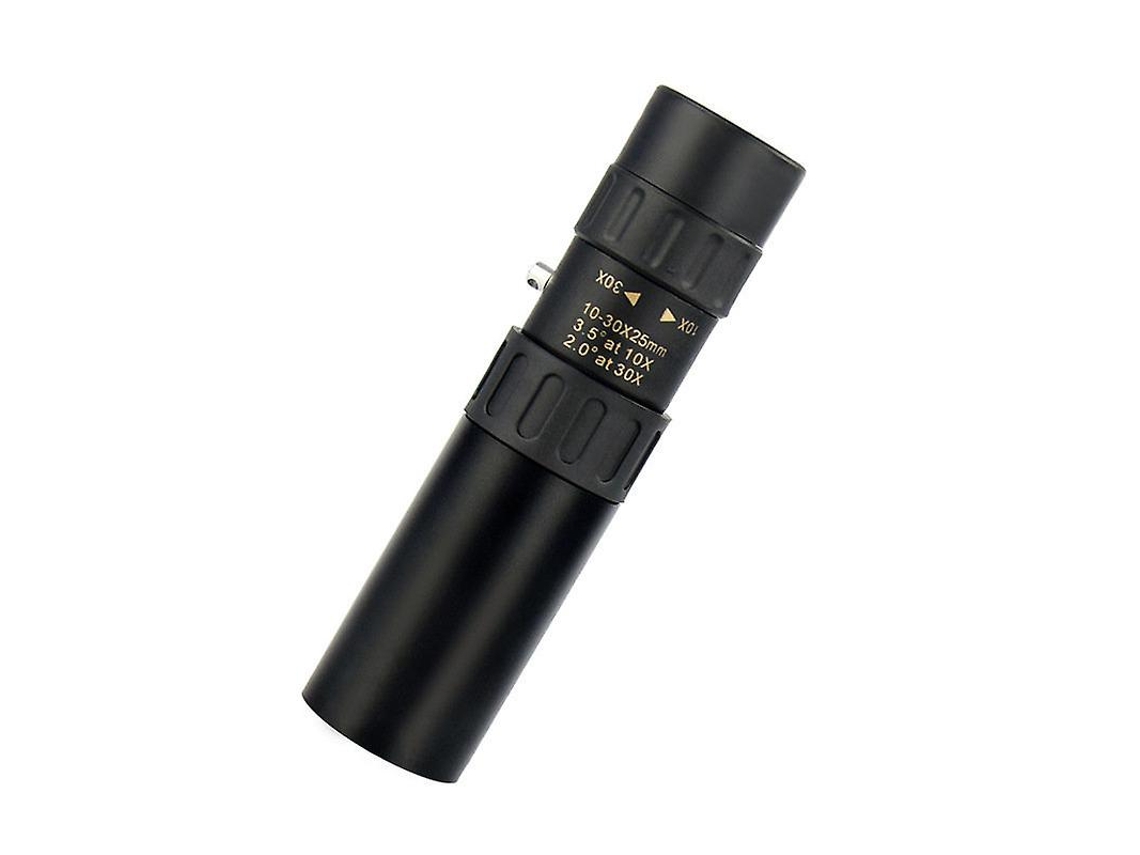 Telescópio Monocular 10 30x Hd Ip68 Observação Pássaros Vida Selvagem Viagem Preto Bestvite
