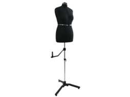 Vidaxl Forma De Vestido Ajustável Feminina Preto M Veludo