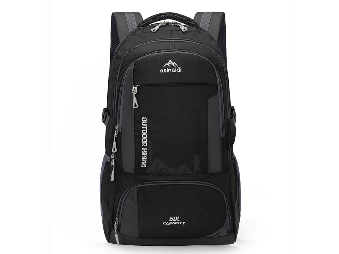 Mochila Impermeável De 60 Litros Para Caminhadas, Leve E Resistente, Para Camping, Para Homens E Mulheres (preta, 60l)