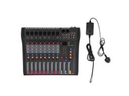 Mixer de Áudio Usb Profissional 8 Canais LAXISCREED