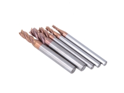 Laxiscreed Fresa De Aço Tungstênio Com Revestimento Nano De Bronze, 4 Fresas, Hrc55