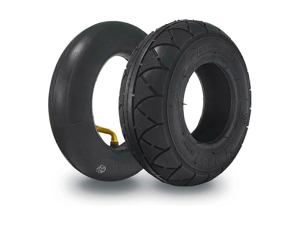 Conjunto De Pneu E Câmara De Ar 200x50 Para E100, E150, E200, Power Core E100, 360, Epunk E Patinete Elétrico