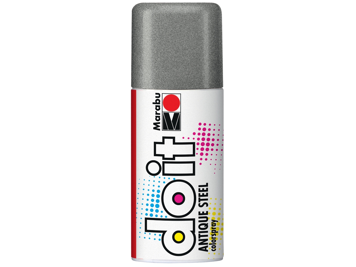 Tinta Spray MARABU Faça Aço Antigo Grafite Antigo