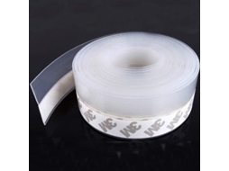 Tira De Sellado De Silicona Transparente Para Puertas Y Ventanas, 4,88 Metros, Ancho 25mm