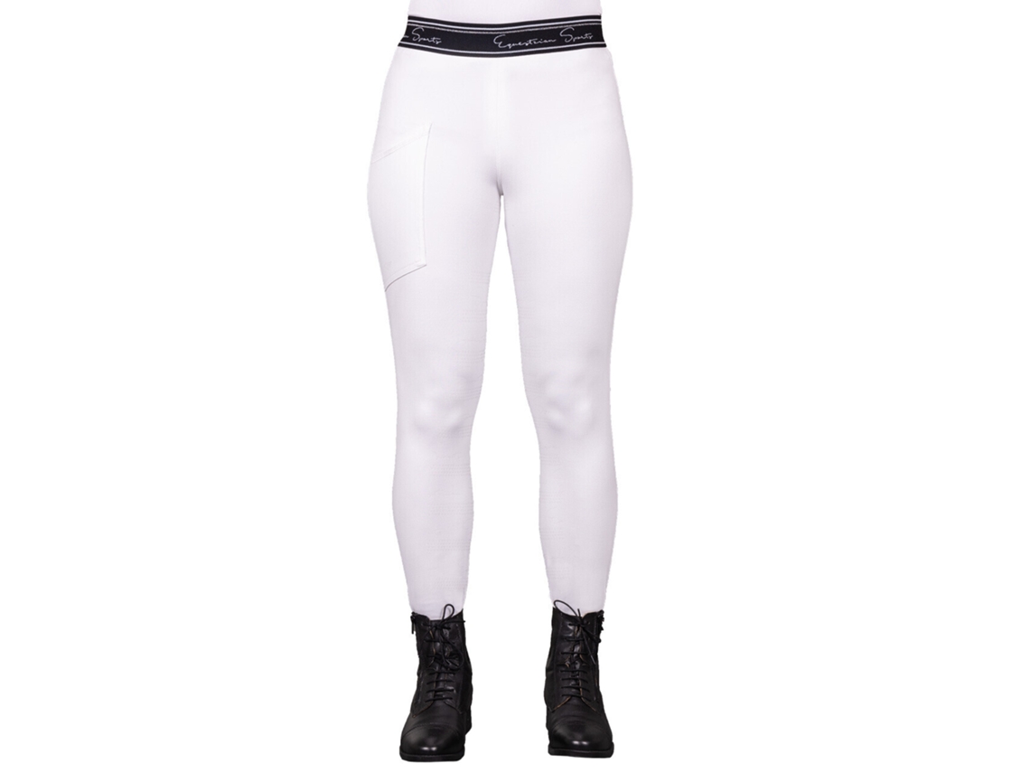 Leggings de Equitação para Meninas QHP Eden