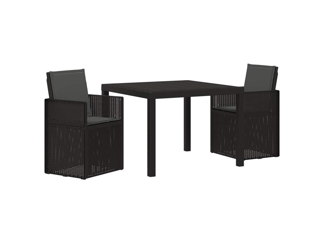 Maison Exclusive - Conjunto De Jantar Para Jardim 3 Unid. Antracite Pp
