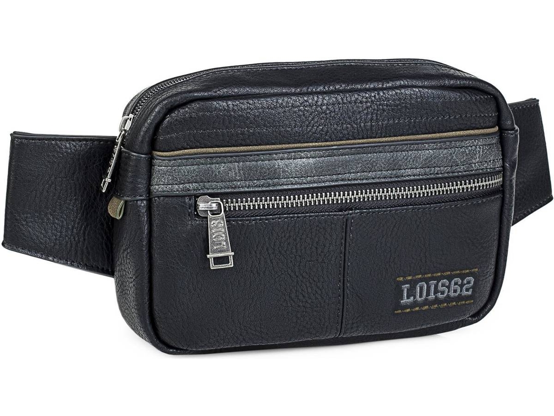 Bolsa de Cintura LOIS Preto (Poliéster - 14x21x5 cm)