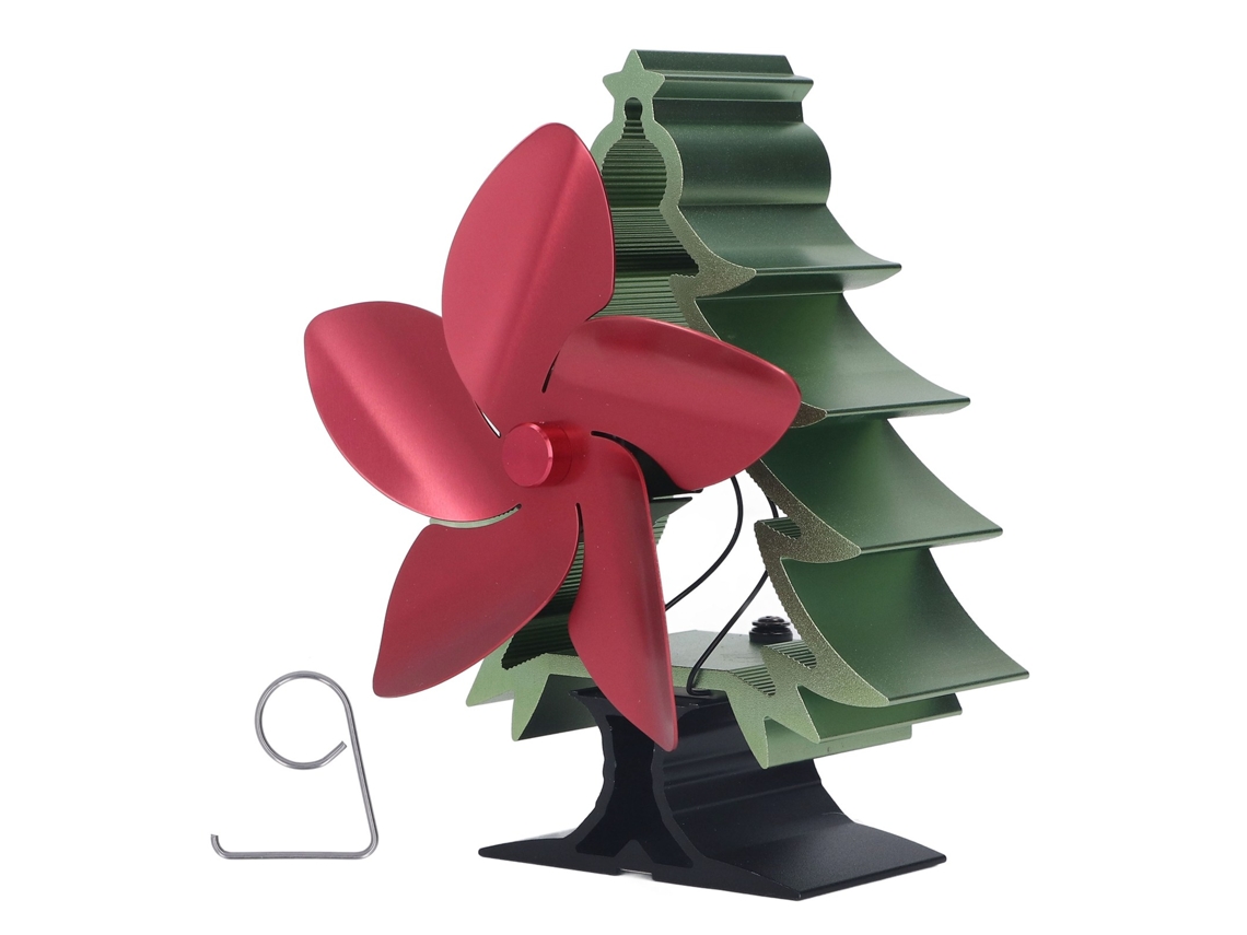 Ventilador Fogão Pellets 5 Lâminas Velocidade Ajustável