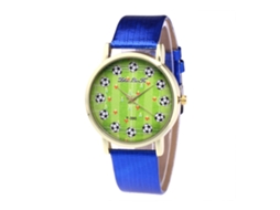 Reloj Hombre Coreano Zhoulianfa Piel Patrón Cocodrilo Cuarzo Azul F-390