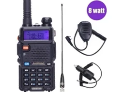 Baofeng Uv-5R 8W de Alta Potência Poderoso Walkie Talkie Rádio Bidirecional 8 Watts Cb Rádio Portátil 10 Km de Longo Alcance Baofen