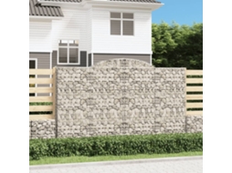 Vidaxl Cestos Gabião Arqueados 8pcs 300x50x180/200cm Ferro Galvanizado