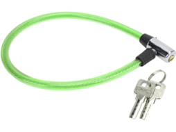 Cadeado De Cabo Para Bicicleta, Motocicleta E Porta Com 2 Chaves (2), Aço