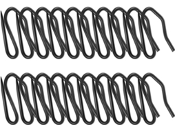20 Ganchos De Cortina Metal Antiferrugem, Aço Inoxidável Resistentes