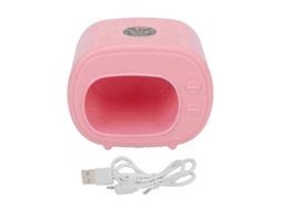 Mini Lâmpada LED UV para Unhas com Secagem Rápida e Iluminação Suave, Portátil para Esmalte em Gel LY EBIKE