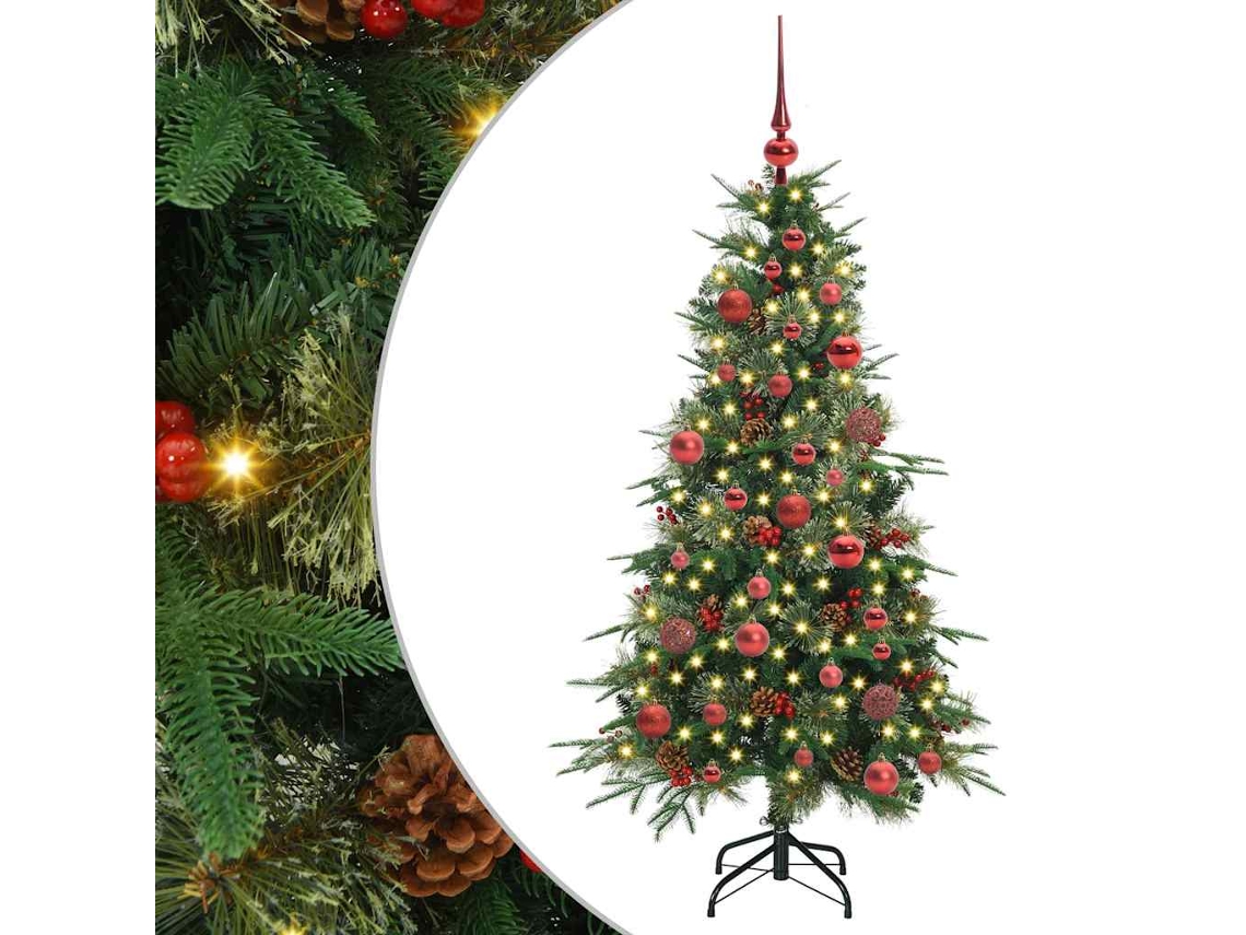 Conjunto 1 Decoração De Natal Vidaxl Verde Plástico (150 Cm)